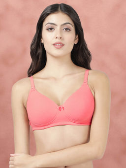 Shyaway - Susie By Shyaway Lobster Bisque Transparent Back Padded Everyday Bra