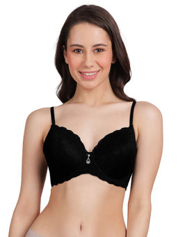Shyaway - Susie By Shyaway Black Beauty Fancy Strap Padded Wired Bra