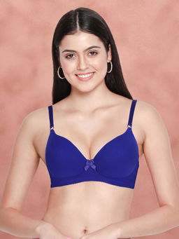 Shyaway - Susie By Shyaway Surf Blue Everyday Cotton Padded Wirefree T-Shirt Bra