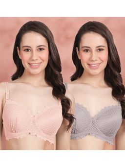 Shyaway - Susie By Shyaway Bottom Gathers Padded Wired Bra (Pack of 2)