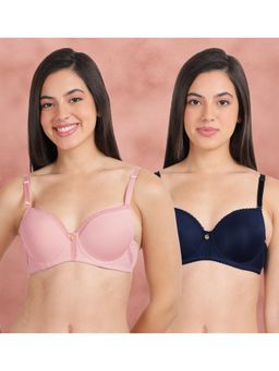 Shyaway - Susie By Shyaway Top Lace Wired T-Shirt Bra (Pack of 2)