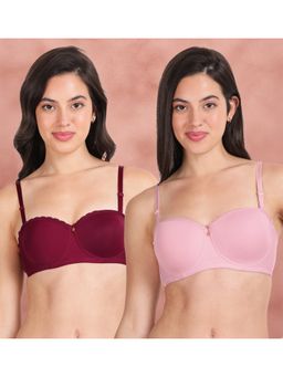 Shyaway - Susie By Shyaway Top Lace Wired Balconette Bra (Pack of 2)