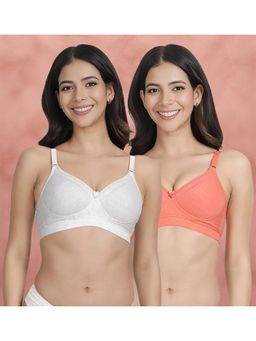 Shyaway - Susie By Shyaway Padded Contrast Neckline Everyday Bra (Pack of 2)