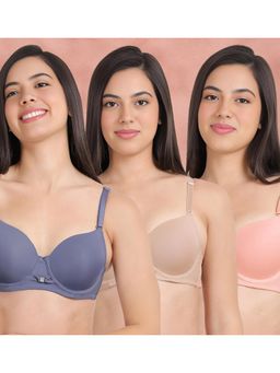 Shyaway - Susie By Shyaway Padded Wired T-Shirt Bra (Pack of 3)