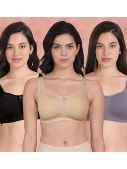 Shyaway - Taabu By Shyaway Full Coverage Padded Minimizer Bra (Pack of 3)