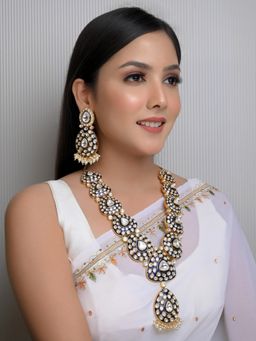 AG'S - Zubaida Long Blue Meenakari Set