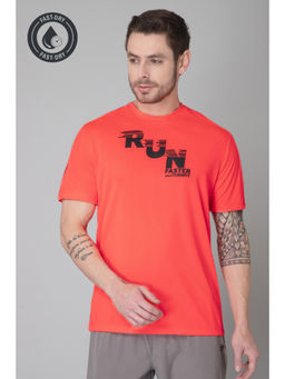 TURNFIT - Neon Orange Running T-Shirt for Men