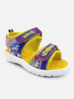 Kidsville - Printed Sandals for Girls - Purple
