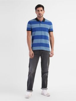 Levi's - Mens Striped Polo Collar T-shirt