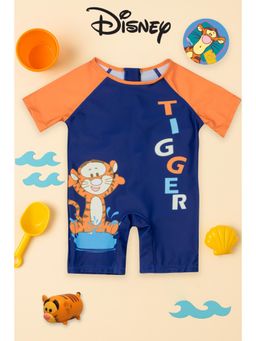 Yellow Bee - Polyester Boys Disney Tigger One-Piece Swimsuit