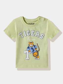 R&B - Graphic Regular Boys Green T-shirt