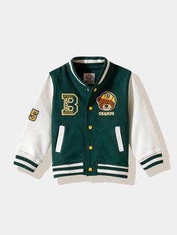 R&B - Graphic Regular Boys Green Jacket