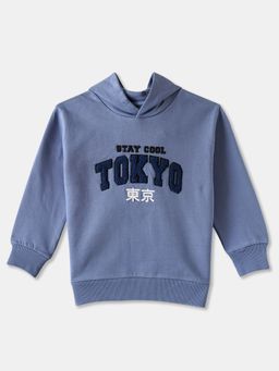 R&B - Applique Relaxed Boys Blue Hoodie