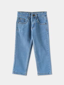 R&B - Solid Regular Boys Blue Jeans