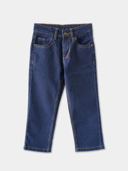 R&B - Solid Regular Boys Blue Jeans