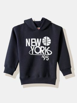 R&B - Graphic Relaxed Boys Navy Blue Sweatshirt