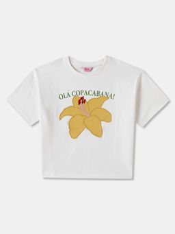 R&B - Graphic Regular Girls White T-Shirt