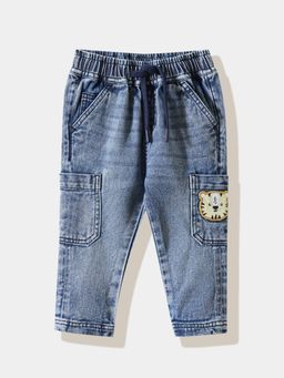 R&B - Embroidered Regular Boys Blue Jeans