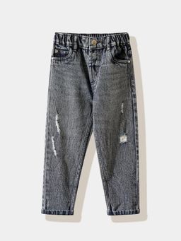 R&B - Ripped Regular Boys Grey Jeans