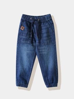 R&B - Whiskered Regular Boys Blue Jeans