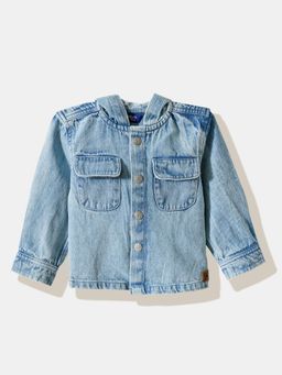 R&B - Washed Regular Boys Blue Shirt