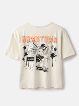 United Colors of Benetton - Regular Fit Round Neck Printed T-Shirt