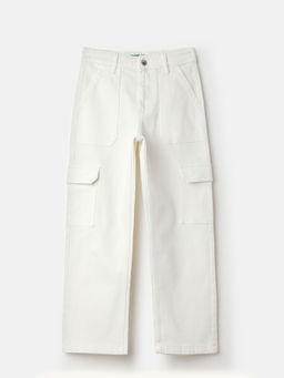 United Colors of Benetton - Solid Straight Fit Cargo Trouser