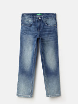 United Colors of Benetton - Solid Straight Fit Jeans