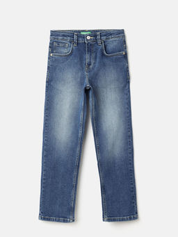 United Colors of Benetton - Solid Straight Fit Jeans