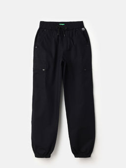 United Colors of Benetton - Black Solid Joggers