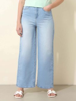 U.S. POLO ASSN. - Mid Rise Wide Leg Comfort Stretch Jeans