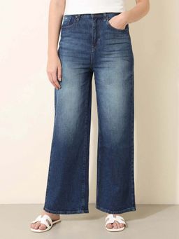 U.S. POLO ASSN. - Mid Rise Wide Leg Comfort Stretch Jeans