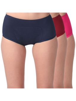 Adira - Pack Of 3 Period Boxers - Multi-Color