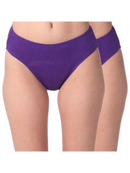 Adira - Pack of 2 Period Hipsters - Purple