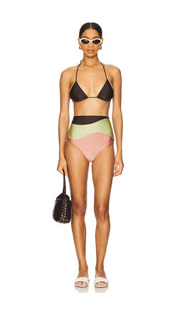 ADRIANA DEGREAS - Giardino High-Waisted Bikini Set