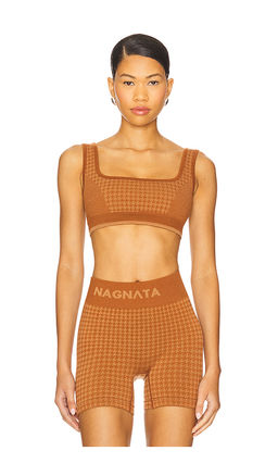 Nagnata - Houndstooth Wool Bralette