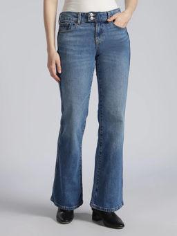Tommy Hilfiger - Blue Mid-Wash Mid Rise Jeans