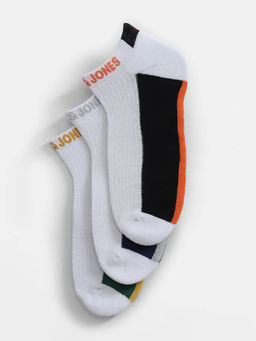 Jack & Jones - Men Multi-Color Ankle Length Socks (Pack of 3)