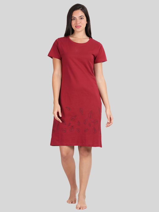 women night dress knee length Knee Length Night Dress For Default Category at Saudi