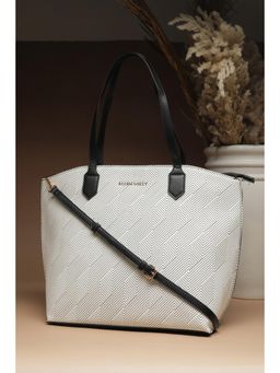Allen Solly - Women White Casual Handbag with Detachable Strap
