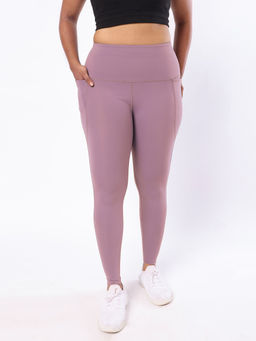 Blissclub - Women Moonstone Grey The Greatest Leggings Tall with 2 Deep Side Pockets