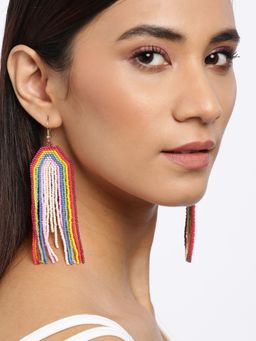 Blueberry - Colourful Beaded Drop Earring