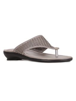 Bata - Women Slip-On Sandals Grey