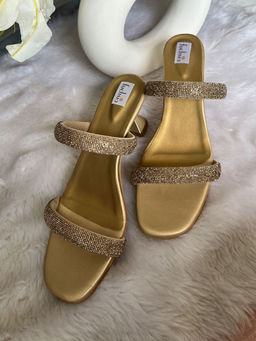 Fuchsia by Aashka Mehta - Gold Beautifully Slider Heels