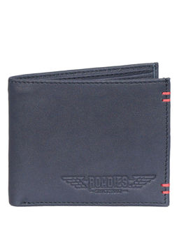 Justanned - Front Edge Red Highlight Mens Leather Wallet