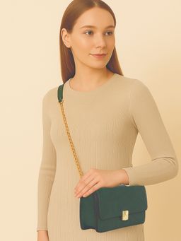 ESBEDA - Green Colour Emerald Chic Sling Bag For Women
