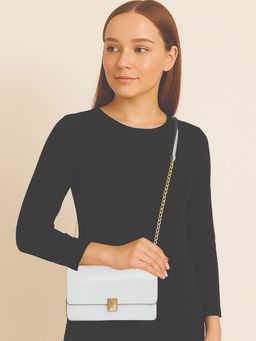 ESBEDA - White Colour Emerald Chic Sling Bag For Women