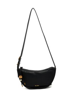 BCBG - Black Crossbody Bag with Logo Detail