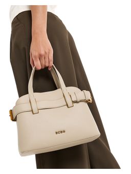 BCBG - Beige Top Handle Handbag and Detachable Strap