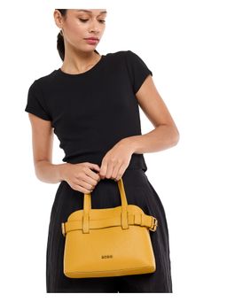 BCBG - Yellow Top Handle Handbag and Detachable Strap
